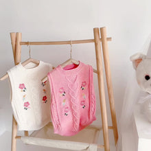 Load image into Gallery viewer, Baby Girl 0-2 years old Cardigan Cotton Yarn Knitted Sweater