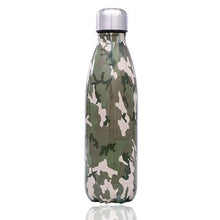 Load image into Gallery viewer, 500 ml Camouflage Type Stainless Steel Sports Water Bottle - smilybee