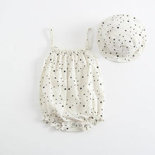 Load image into Gallery viewer, Baby Girls Summer Outfit With Matched Cap - smilybee