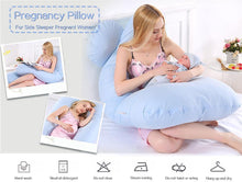 Load image into Gallery viewer, Maternity Nursing Pillow for Side Sleeper Pregnant Women - smilybee