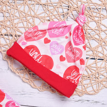 Load image into Gallery viewer, 3Pcs Baby Boy Girl Daddy's little Valentine Romper Pants Hat Set