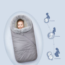 Load image into Gallery viewer, Newborn Baby Winter Warm Button Swaddle Wrap Sleeping Bag