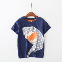 Load image into Gallery viewer, Baby Boys Summer Multicoloured T Shirt Cotton Short Sleeve 2-8 Years - smilybee