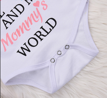 Load image into Gallery viewer, Baby Girl Bodysuits, Floral Shorts &Headband - smilybee