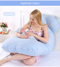 Load image into Gallery viewer, Maternity Nursing Pillow for Side Sleeper Pregnant Women - smilybee