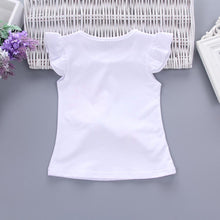Load image into Gallery viewer, 2Pcs Baby Girl Set Lolly Sleeveless T-shirt Tops and Short Print Pants Clothes Set