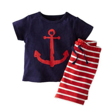 Load image into Gallery viewer, 2 pcs Baby Boy Clothing Set Summer Clothes - smilybee