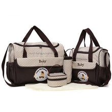 Load image into Gallery viewer, 5pcs Stylish Multifunction Baby changing Diaper Bag Set - smilybee