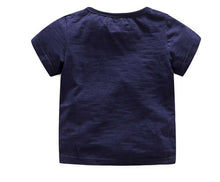 Load image into Gallery viewer, Bebes Newborn clothes cotton letter printed t-shirt with demin overalls baby boys clothes summer children clothing - smilybee