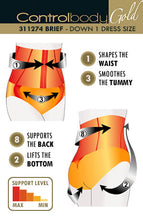 Load image into Gallery viewer, Control Body 311274 Corset Shaping Brief Skin