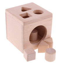 Load image into Gallery viewer, Kids Wooden Shape Sorter Cube Educational Montessori Toys - smilybee