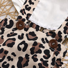 Load image into Gallery viewer, 2Pcs Baby Clothes Girl Ruched Leopard Print Sleeveless Baby Rompers Jumpsuit Headband Summer Casual Baby Clothes Outfits