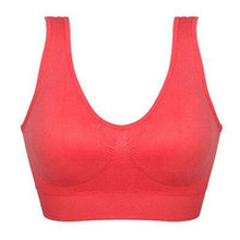 Load image into Gallery viewer, Womens Sport Bra Fitness Yoga Running Vest Underwear Padded Crop Tops Underwear 7 Colors No Wire rim Bras - smilybee