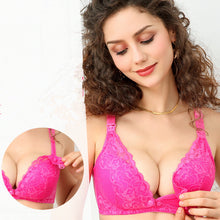 Load image into Gallery viewer, BreastFeeding Bra Lace Cotton Maternity Nursing bra