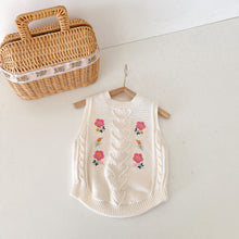 Load image into Gallery viewer, Baby Girl 0-2 years old Cardigan Cotton Yarn Knitted Sweater