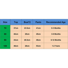 Load image into Gallery viewer, 2Pcs Baby Girls Ruffle Bodysuit Romper Tops Pants Winter Outfits