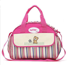 Load image into Gallery viewer, 5 PCS/SET Waterproof Baby Diaper Shoulder & Stroller Bag - smilybee