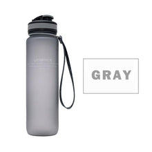 Load image into Gallery viewer, Water Bottles 650ml 1000ml Capacity Drinking Water Portable Plastic Protein Shaker My Sport Drink Bottle - smilybee