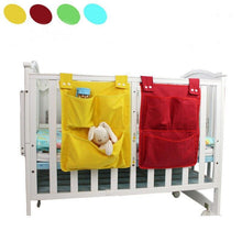 Load image into Gallery viewer, Nursery Hanging Storage Bag Baby Crib Organizer - smilybee