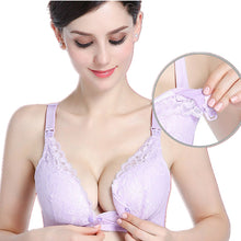 Load image into Gallery viewer, BreastFeeding Bra Lace Cotton Maternity Nursing bra