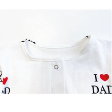 Load image into Gallery viewer, 3-9 Months Infant Romper Love DAD letter Print - smilybee