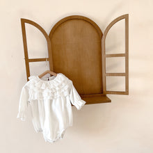 Load image into Gallery viewer, Baby Girl Doll Collar Romper