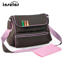 Load image into Gallery viewer, Maternity Bag For Baby Care Diaper Bag on Stroller For Travel Mom Handbag Solid Large Capacity Mommy Nappy Bag - smilybee