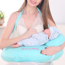 Load image into Gallery viewer, Breastfeeding Pillow Multifunctional Nursing Pillow Newborn Baby Feeding U-shaped Pillow Pregnant Woman Waist Comfort Cushion - smilybee