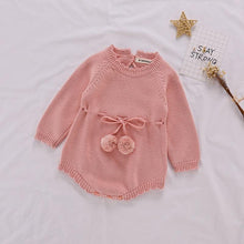 Load image into Gallery viewer, Knitted Baby Rompers Long-sleeve-Spring/Summer - smilybee