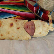 Load image into Gallery viewer, Burrito Baby Blanket With Swaddle Wrap Hat