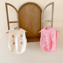 Load image into Gallery viewer, Baby Girl 0-2 years old Cardigan Cotton Yarn Knitted Sweater