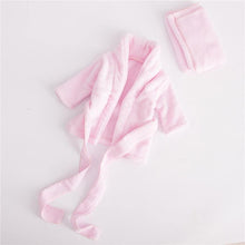 Load image into Gallery viewer, 2 Pcs/set Baby Girl Photography with Scarf & Bathrobes - smilybee