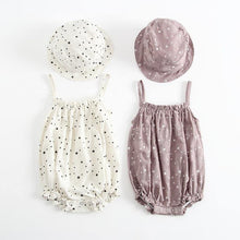 Load image into Gallery viewer, Baby Girls Summer Outfit With Matched Cap - smilybee