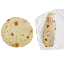 Load image into Gallery viewer, Burrito Baby Blanket With Swaddle Wrap Hat