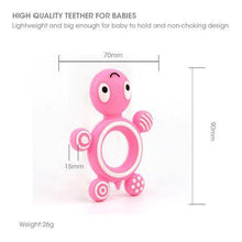 Load image into Gallery viewer, Turtle Silicone Baby Teether BPA Free Nursing Toy Pacifier - smilybee