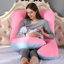 Load image into Gallery viewer, 130x70cm Pregnant Pillow for Pregnant Women Cushion for Pregnant Cushions of Pregnancy Maternity Support Breastfeeding for Sleep - smilybee