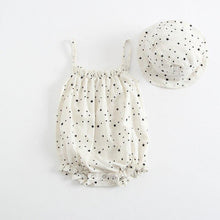 Load image into Gallery viewer, Baby Girls Summer Outfit With Matched Cap - smilybee