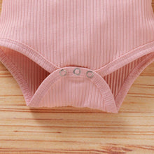 Load image into Gallery viewer, Baby Girls Romper Bowknot Shorts Headbands Set - smilybee