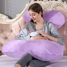 Load image into Gallery viewer, 130x70cm Pregnant Pillow for Pregnant Women Cushion for Pregnant Cushions of Pregnancy Maternity Support Breastfeeding for Sleep - smilybee