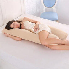 Load image into Gallery viewer, Comfortable Multicolour Full Body Maternity Pillow U-Shaped - smilybee