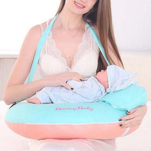 Load image into Gallery viewer, Breastfeeding Pillow Multifunctional Nursing Pillow Newborn Baby Feeding U-shaped Pillow Pregnant Woman Waist Comfort Cushion - smilybee