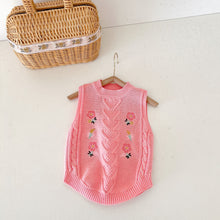 Load image into Gallery viewer, Baby Girl 0-2 years old Cardigan Cotton Yarn Knitted Sweater