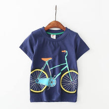 Load image into Gallery viewer, Baby Boys Summer Multicoloured T Shirt Cotton Short Sleeve 2-8 Years - smilybee