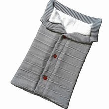 Load image into Gallery viewer, Baby Swaddle Knit Wool Sleeping Bag