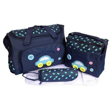Load image into Gallery viewer, 4 Pieces/Set Large Capacity Fashion Baby Diaper Bag Set - smilybee
