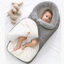Load image into Gallery viewer, Newborn Baby Winter Warm Button Swaddle Wrap Sleeping Bag