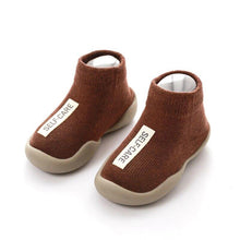 Load image into Gallery viewer, Unisex Baby Shoes First Shoes Baby Walkers Toddler First Walker Baby Girl Kids Soft Rubber Sole Baby Shoe Knit Booties Anti-slip - smilybee