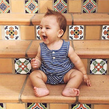 Load image into Gallery viewer, Newborn Baby Boy Girl Summer Romper 2020 Infant Baby Boy Girl Striped Clothes Sleeveless Jumpsuit Summer Home Outfit 0-24M - smilybee