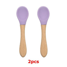 Load image into Gallery viewer, Baby Silicone Tableware Water Bowl Spoon Set - smilybee