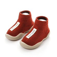 Load image into Gallery viewer, Unisex Baby Shoes First Shoes Baby Walkers Toddler First Walker Baby Girl Kids Soft Rubber Sole Baby Shoe Knit Booties Anti-slip - smilybee